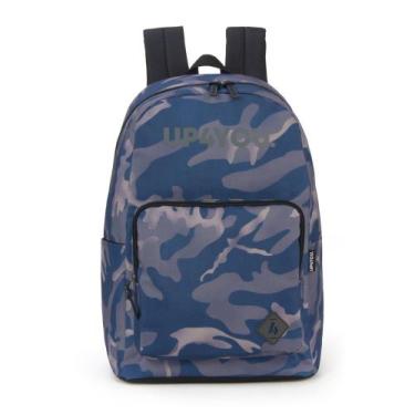 Imagem de Mochila De Costas Juvenil Camuflada Up4you Luxcel, Azul