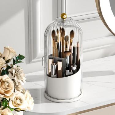 Imagem de Porta-pincéis de maquiagem GaxMi Cosmetic Tools Organizer com tampa