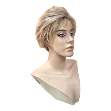 Imagem de Peruca Azaléia Platinada - Cabelo Humano Natural Brasileiro - Vitória 
