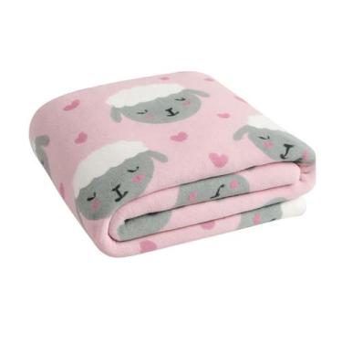 Imagem de Manta Cobertor para Bebê Confort Baby 110x90cm Embalagem Plástica - Ha