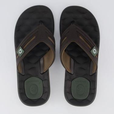 Imagem de Chinelo Cartago Egeu IV Bege e Preto, 40