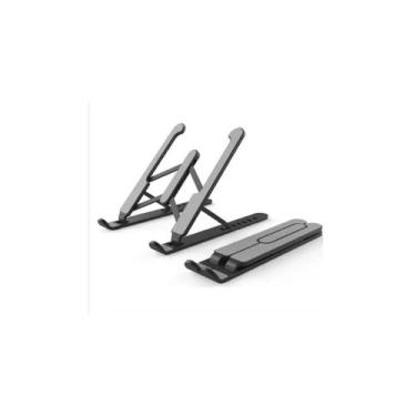 Imagem de Suporte notebook ergonomico dobrável p1 - Generica, PRETO