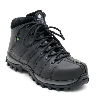 Imagem de Bota Coturno Segurança Cano Curto Masculino Macboot Grafite, 43, Preto