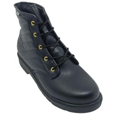 Imagem de Bota Molekinha Menina Infantil Napa/Pele com Bordado, Preto, 26