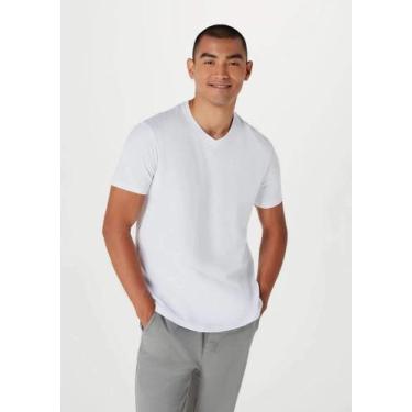 Imagem de Camiseta masculina hering 4463 022bn0a00s, Branco, P