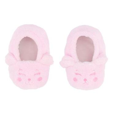 Imagem de Pantufa Pelúcia Bebê Menino Menina Tamanho Único 0-7 Meses Pimpolho, R