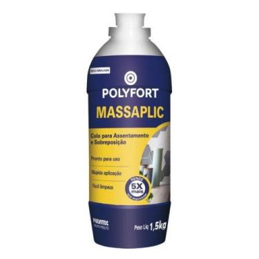 Imagem de Cola Para Azulejo Massaplic 1,5kg - Pulvitec Pronta Para Uso