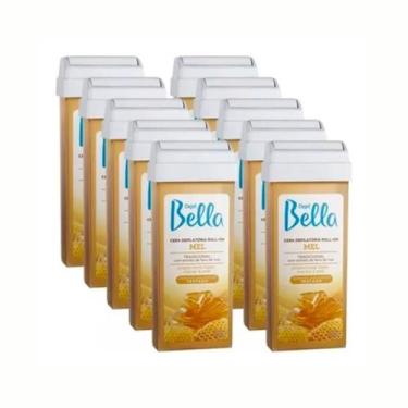 Imagem de Kit 10 Refil Cera Depilatória Roll-on Mel 100g Depil Bella