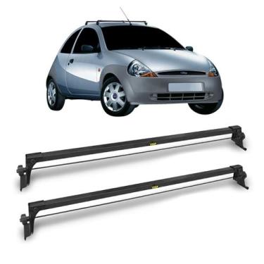 Imagem de Rack de Teto Ford Ka 1997/2007 em Aço Preto Fixação Lateral - VHIP