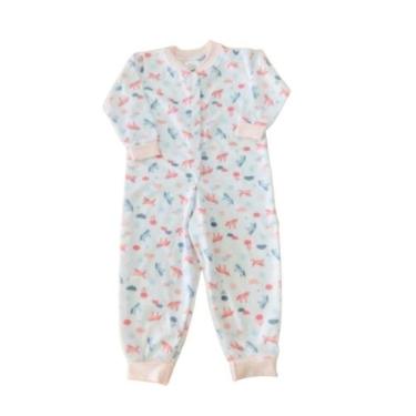 Imagem de Macacão pijama infantil inverno 100% algodão flanelado - Xameguinho, B