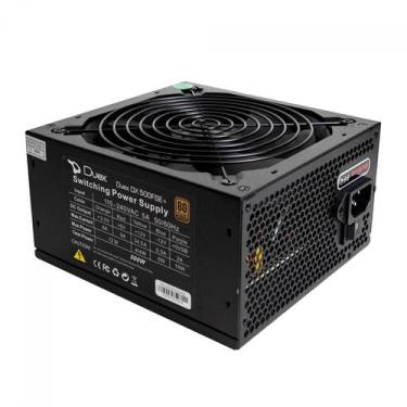 Imagem de Fonte Duex 500FSE+, 500W, 80 Plus Bronze, PFC Ativo, DX 500FSE+, 115V/