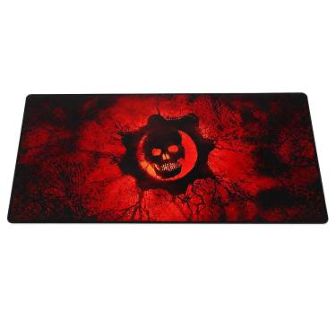 Imagem de Mousepad Gamer Exbom Caveira Extragrande 70x35cm Antiderrapante Dobrável - MP-7035C32