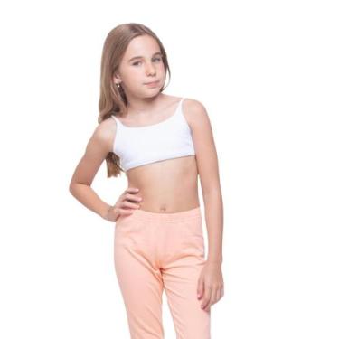 Imagem de Top Infantil Menina Original Best Fit Suplex Light -, Branco, 16