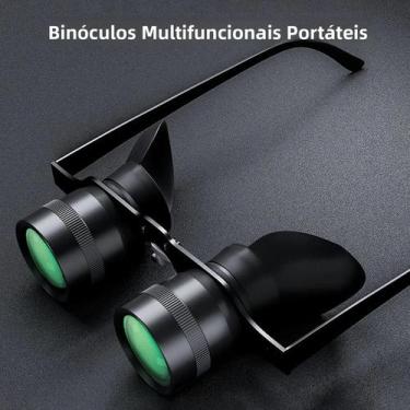 Imagem de Binóculos Portáteis HD com Ampliação de 10X, Óculos Multifuncionais pa
