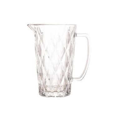 Imagem de Jarra de Vidro Diamonds para Água e Suco 1L Design Sofisticado Transparente Lyor