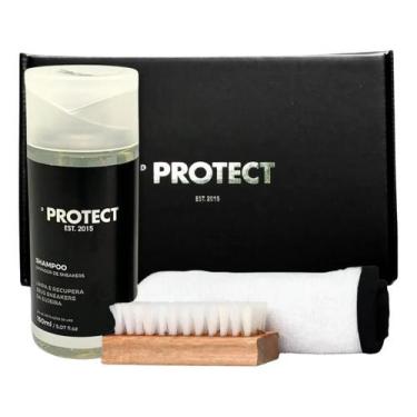 Imagem de Kit Para Limpeza E Cuidado De Sneakers D Protect 150 ml Cor:PretoTaman
