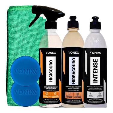 Imagem de Kit Limpeza Automotiva Vonixx Revitalizador Painel 500ml - Congratulat