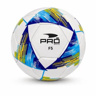 Imagem de Bola Futebol Pró Balls F5 Nº5 Oficial Costurada Resistente Para Treino