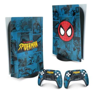 Imagem de Adesivo Compatível Ps5 Playstation 5 Skin - Homem-Aranha Spider-Man Co