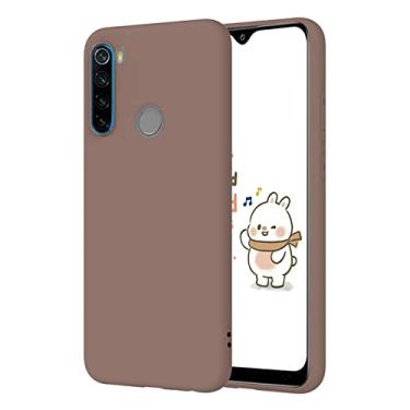 Imagem de Capa de silicone macio de cor sólida Candy para Xiaomi para Redmi Note 8T 8 7 7A 6 6A 5 Pro Capa de telefone fosca de TPU macio para Redmi Note 9 9S, Auburn, para Redmi 7