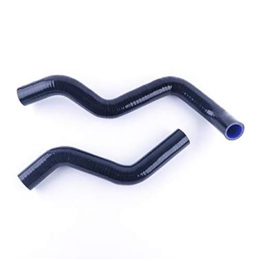 Imagem de LUXERAD Kit de mangueira de radiador de silicone de desempenho de 3 camadas 4,5 mm para TOYOTA ALTEZZA LEXLIS RS200 SXE1 GXE10 99-05 (preto)