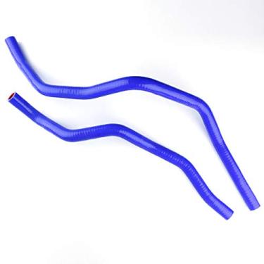 Imagem de LUXERAD 3 camadas de 4,5 mm de desempenho de silicone de tubo de refrigeração para Yamaha Grizzly 550 700 YFM550 YFM700 2009-2011 (azul)