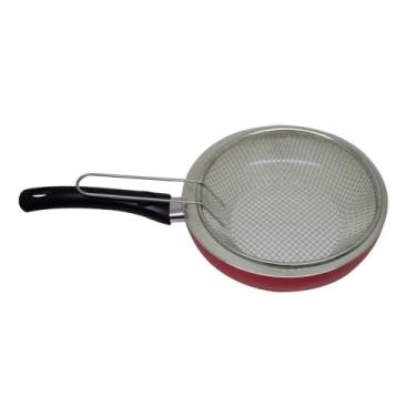 Imagem de Kit 2pc Fritadeira Revestimento Cerâmico Cesto Fritura 24Cm
