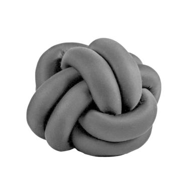 Imagem de Almofada de Nó Decorativa Preto Avulsa