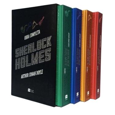 Imagem de Box Livros Sherlock Holmes Obra Completa Capa Dura