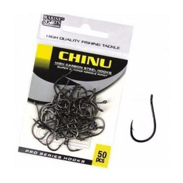 Imagem de Anzol Chinu Nº 2 Black Nickel - Marine Sports - 50 Peças