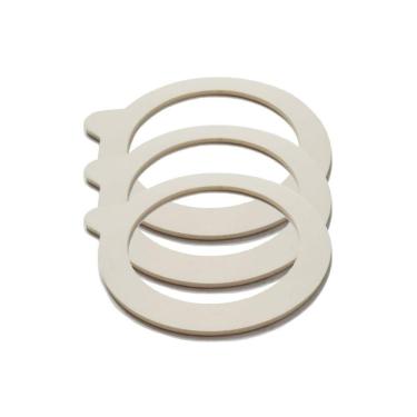 Imagem de Conj 3 Borracha Anel Vedação 90 mm P/ Pote Fido Bormioli Rocco