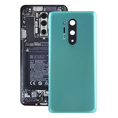 Imagem de HONGYAN Peças de substituição de telefone celular Tampa traseira da bateria com a tampa da lente da câmera para o OnePlus Pro Acessórios telefônicos