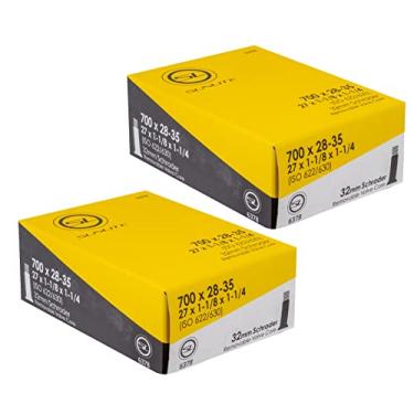 Imagem de Tubo 360 Street Fit, 700 x 28-35 (27 x 1-1/8-1-1/4) 32 mm Válvula Schrader, Bicicletas Sunlite, 2 Pack, 2-Pack - 700x28-35c Schrader Valve 32mm