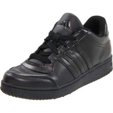 Imagem de adidas Supercup Low Basketball Shoe (Little Kid/Big Kid),Black/Black/Black,6.5 M US Big Kid