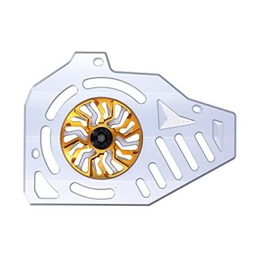Imagem de Protetor de grade do radiador, tampa do radiador da motocicleta protetor de grade do ventilador giratório apto para Nmax 155 125 150 2015-2020