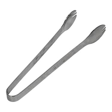 Imagem de Pinças de gelo, segurança 304 pinças de fatias de limão para cubos de açúcar, aço inoxidável Banhado a Preto