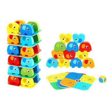 Jogo Uno Stacko - Torre de Empilhar - Mattel Games - 43535