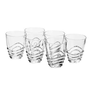Imagem de Conjunto de 6 Copos de Vidro Sodo-Cálcico com Titânio para Whisky Rojemac Transparente