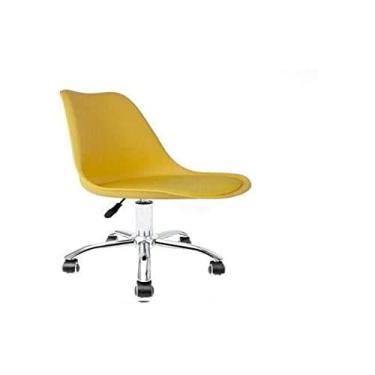 Imagem de CADEIRA SAARINEN PP AMARELA OFFICE CROMADA