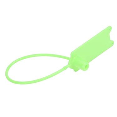 Imagem de Etiqueta de travamento automático, 100 peças de 195 mm abraçadeiras antifurto gravata de bloqueio automático para roupas mala sapatos bolsa etiqueta de etiqueta (verde)