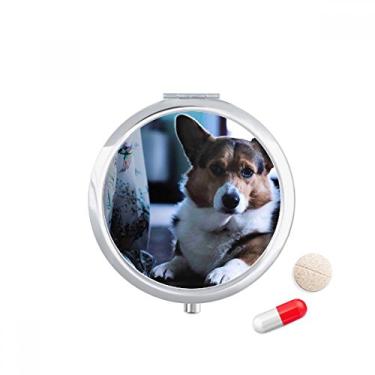 Imagem de Corgi Dog Pet Animal Lonely caixa de armazenamento de remédios