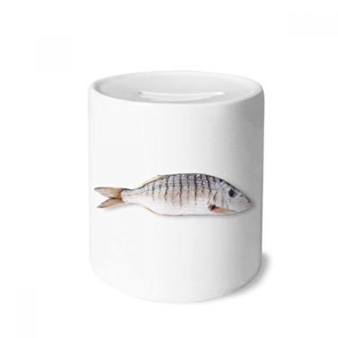 Imagem de DIYthinker Caixa para dinheiro encaracolada de atividades de peixe oceano caixa de cerâmica porta-moedas presente de cofrinho