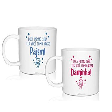 Imagem de 2 Canecas Lembrancinha Personalizadas Doce Mesmo - para Pajem e Daminha