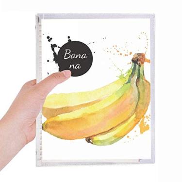 Imagem de Caderno de folhas soltas e aquarela, frutas saborosas e saudáveis