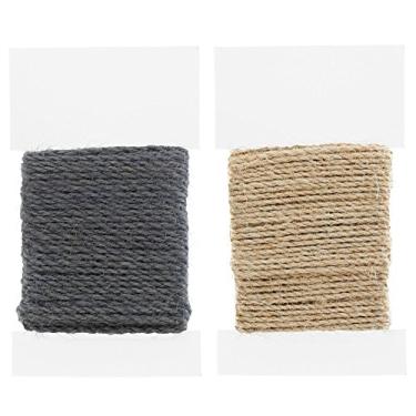 Imagem de Corda de juta Paracord Planet – 2 mm de diâmetro – Pacote com 5 e 50 metros – Disponível em uma variedade de cores