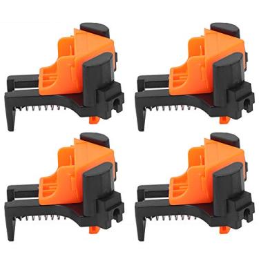 Imagem de Grampos de ângulo reto, clipe de 90 graus, braçadeira de fixação multifuncional, 4 peças/conjunto de ferramentas manuais para trabalhos em madeira, braçadeiras de moldura, para móveis e madeira