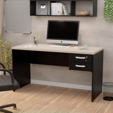 Imagem de Mesa De Escritório 1.40x60 Com Gaveteiro Tampo 30mm (Dubai)