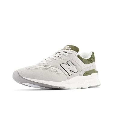 Imagem de New Balance 997H V1 masculino, Cinza brilhante/branco, 38