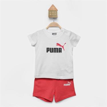 Imagem de Conjunto Bebê Puma Minicats Short E Camiseta
