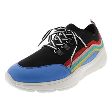 Imagem de Steve Madden Tênis feminino, plataforma, Preto, 6.5